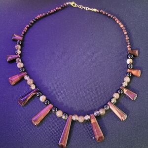 Elegant Red Tiger Eye Necklace